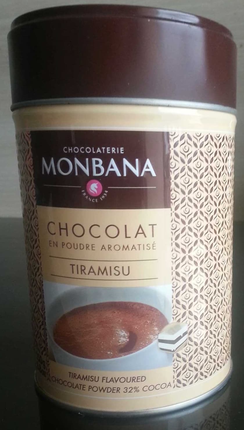 Monbana Chocolat en poudre aromatisé Tiramisu packshot