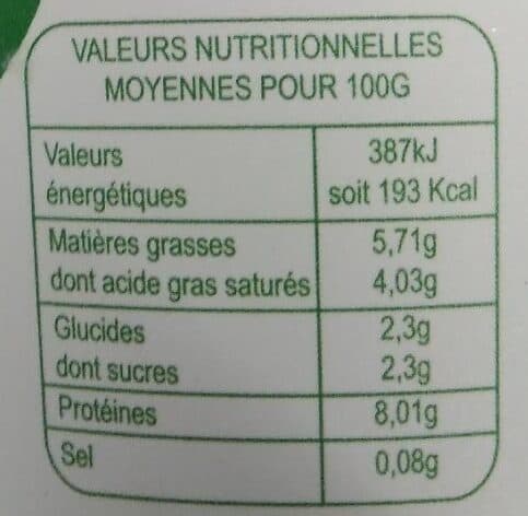Ferme de l'âne vert Frais faisselle de chèvre fermier packshot