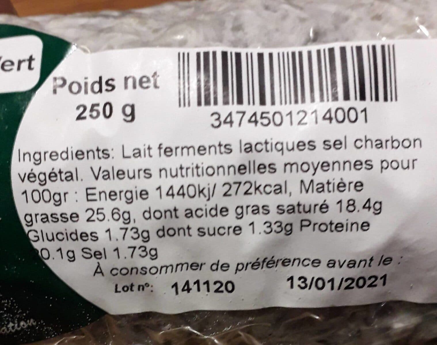 Open Food Facts Roux de l'Ane Vert buchette affinee packshot