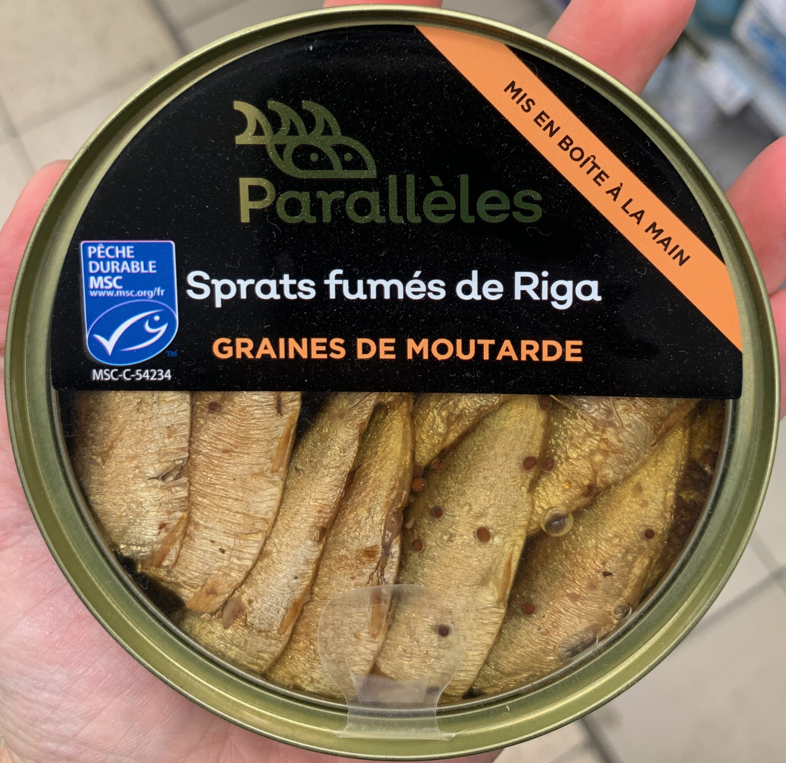 Fimco Sprats fumés de Riga graines de moutarde packshot