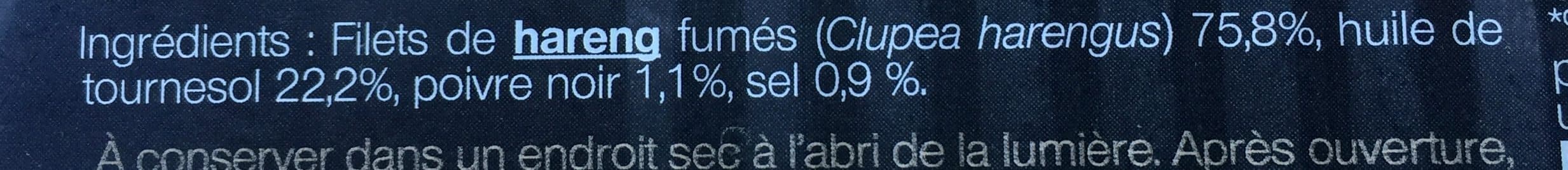 Parallèles Filets de hareng fumes packshot