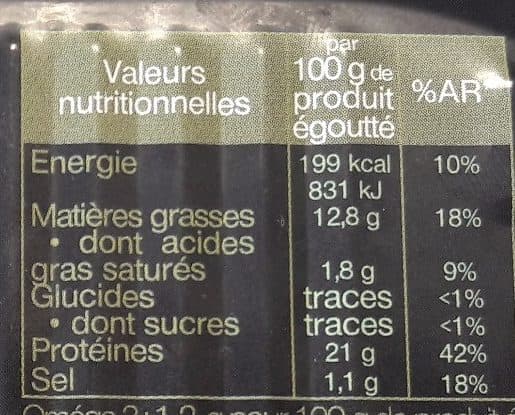 Paralleles Saumon à l'huile d'olive d'Italie 23% goût fumé packshot