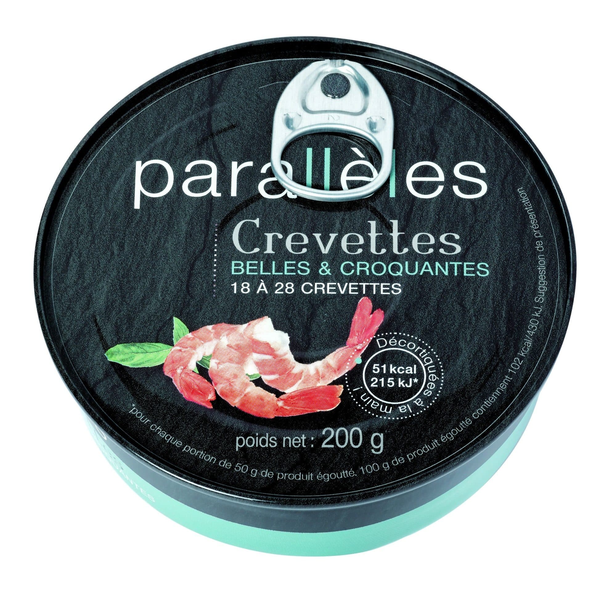 Paralleles Crevettes belles & croquantes packshot
