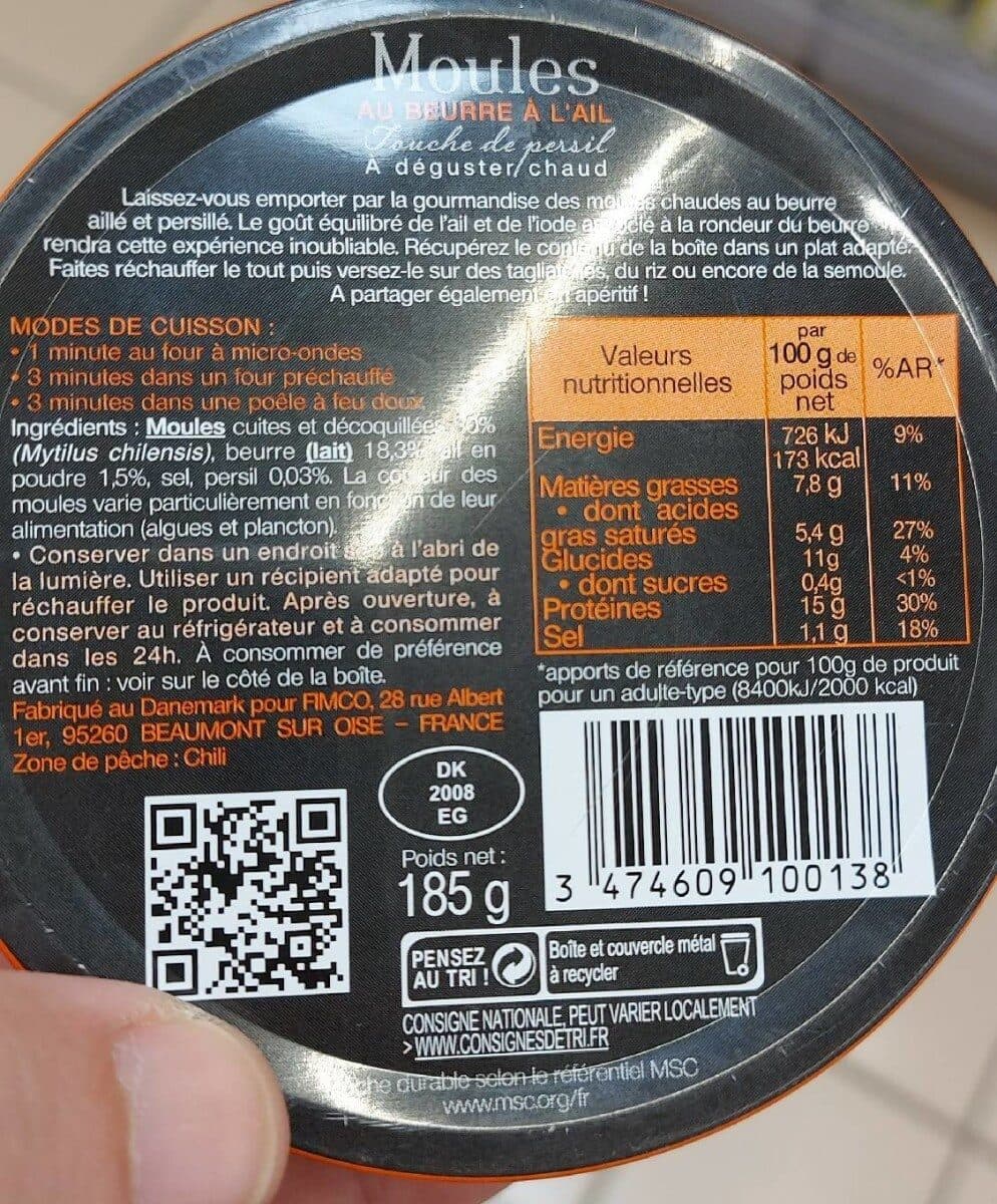 PARALLELES Moules au beurre à l'ail packshot