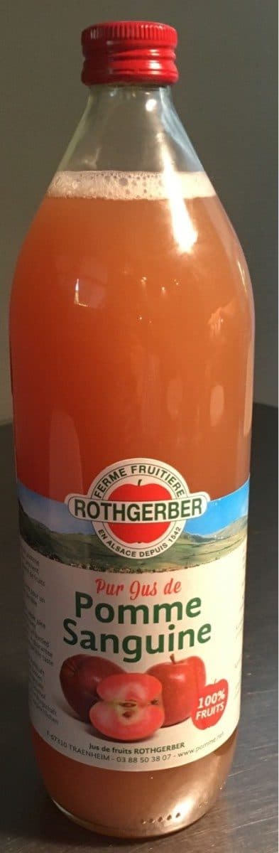 Open Food Facts Jus de pomme sanguine packshot