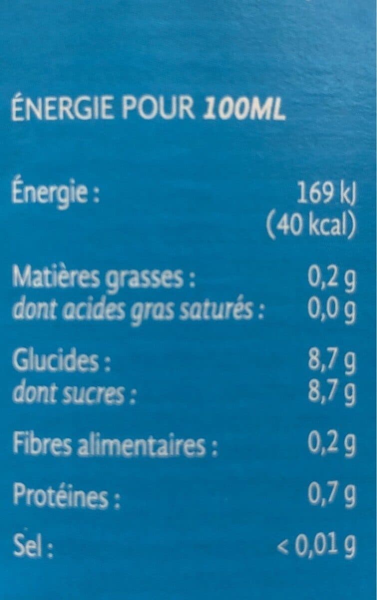 Open Food Facts Jus d'orange packshot
