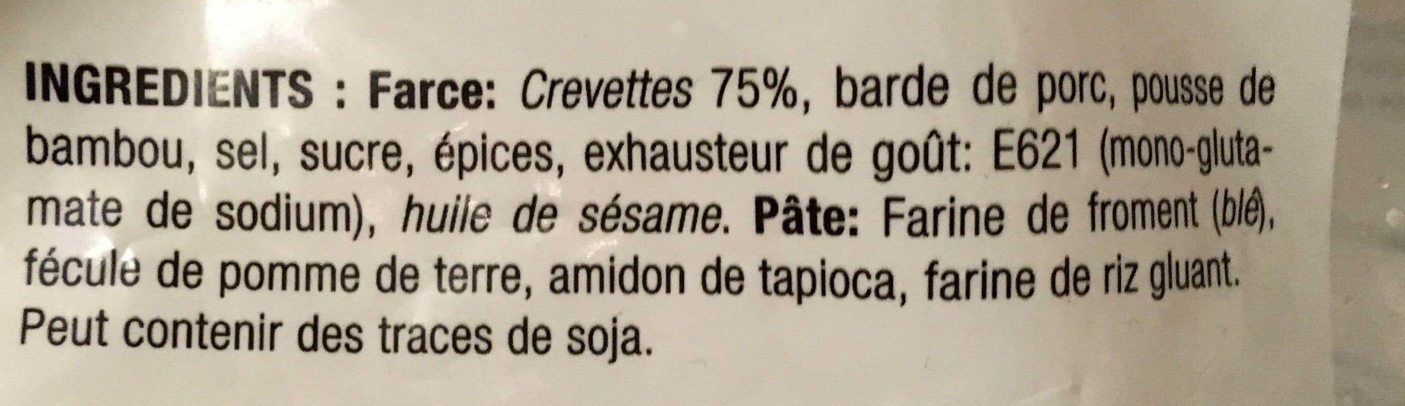 Hoa Nam Raviolis aux Crevettes packshot