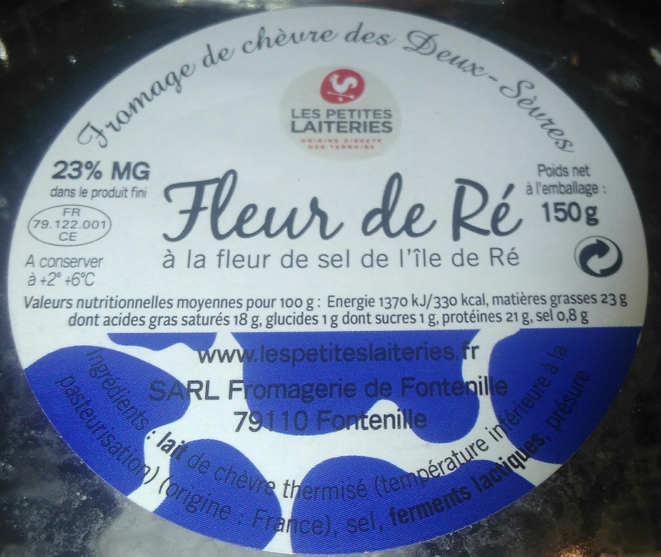 Les Petites Laiteries Fleur de Ré packshot