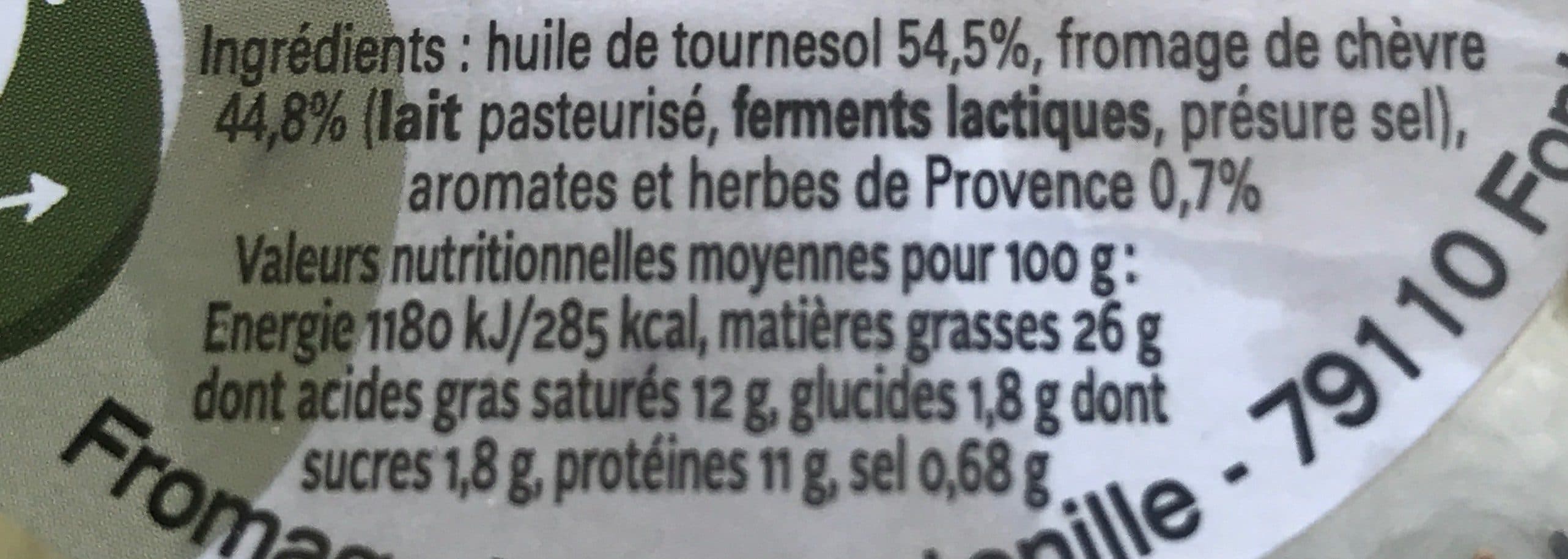 Open Food Facts Palets de chèvre packshot