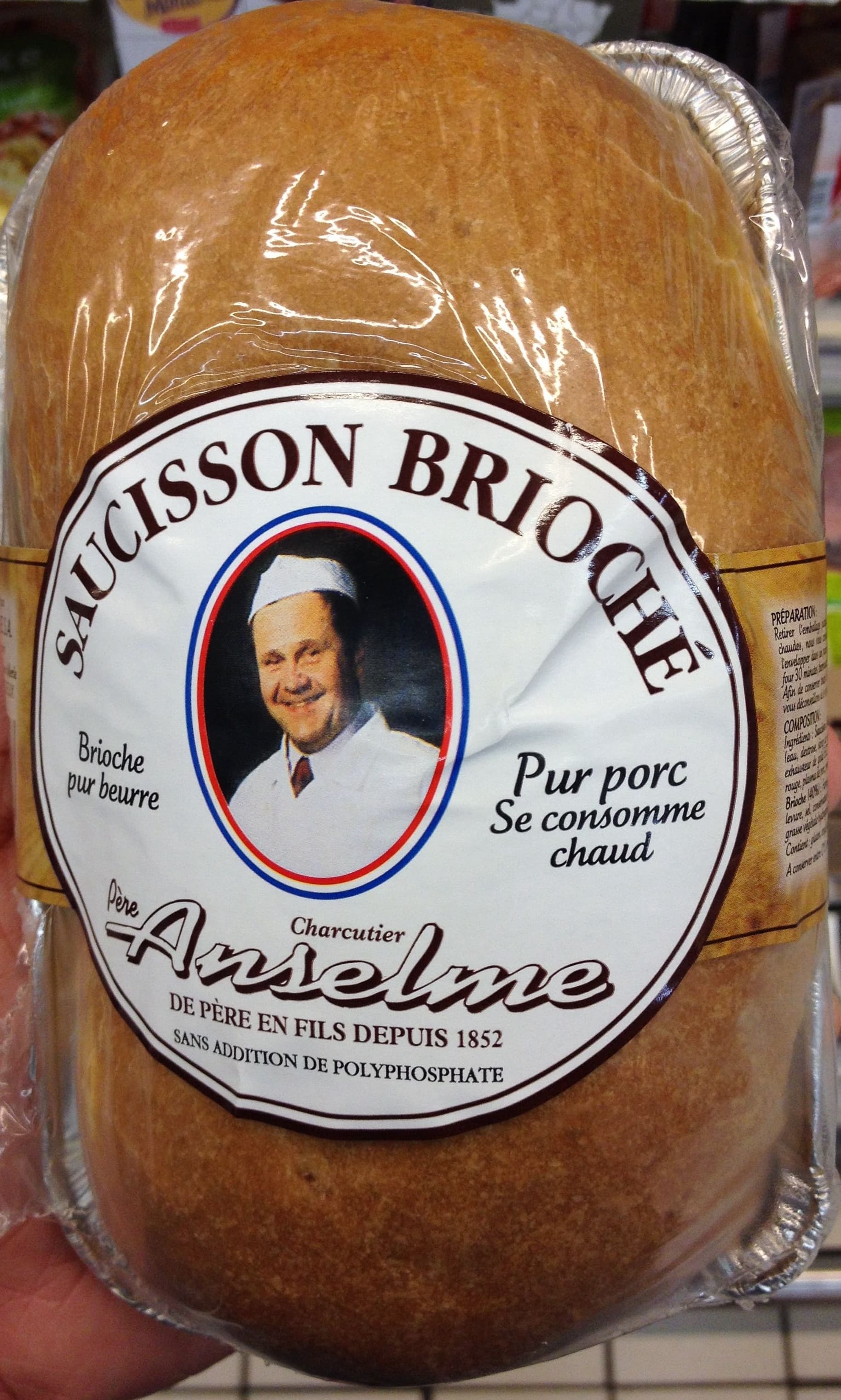 Père Anselme Saucisson brioché packshot