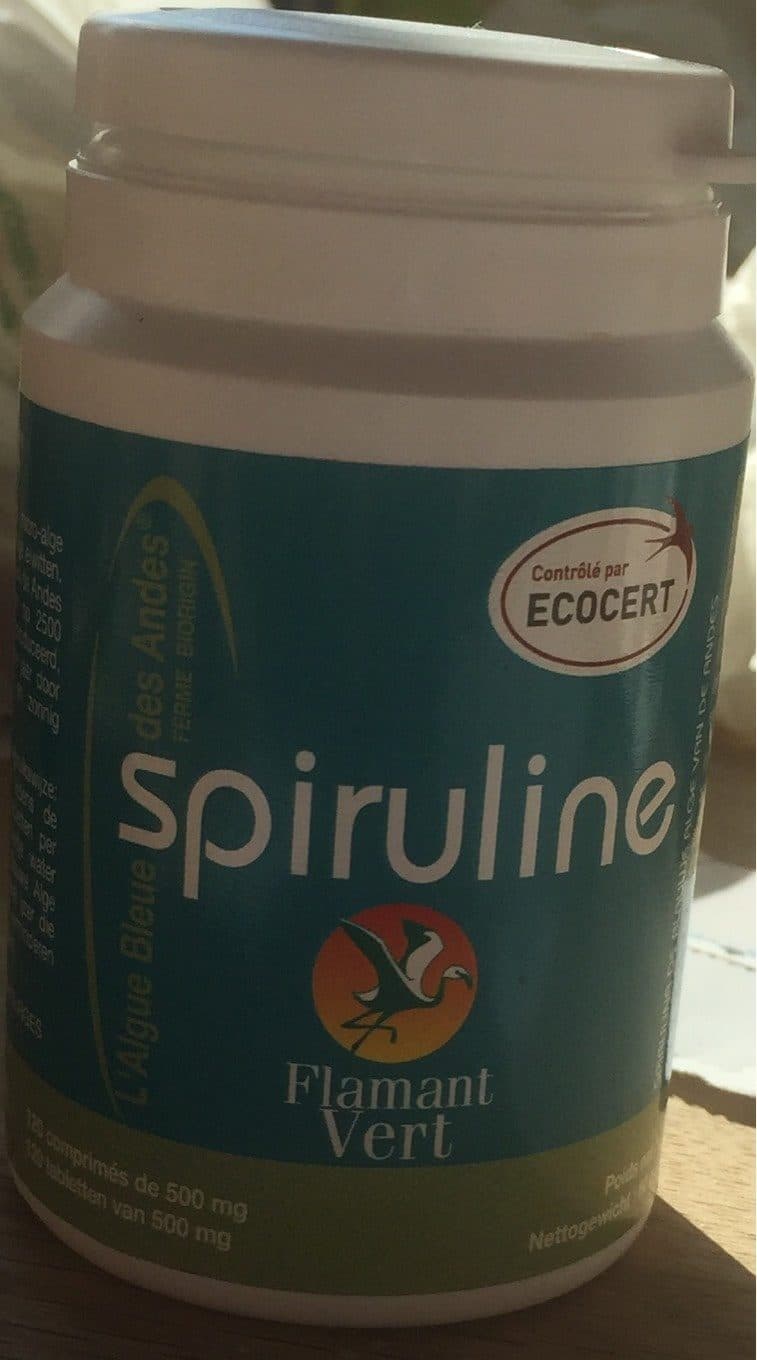 Flamant vert Spiruline Ecocert packshot