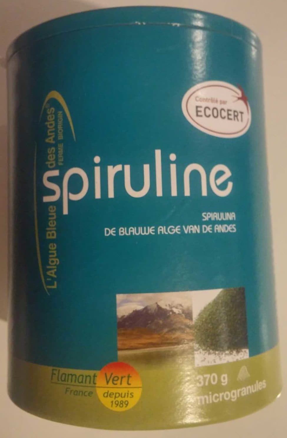 Flamant vert Spiruline packshot