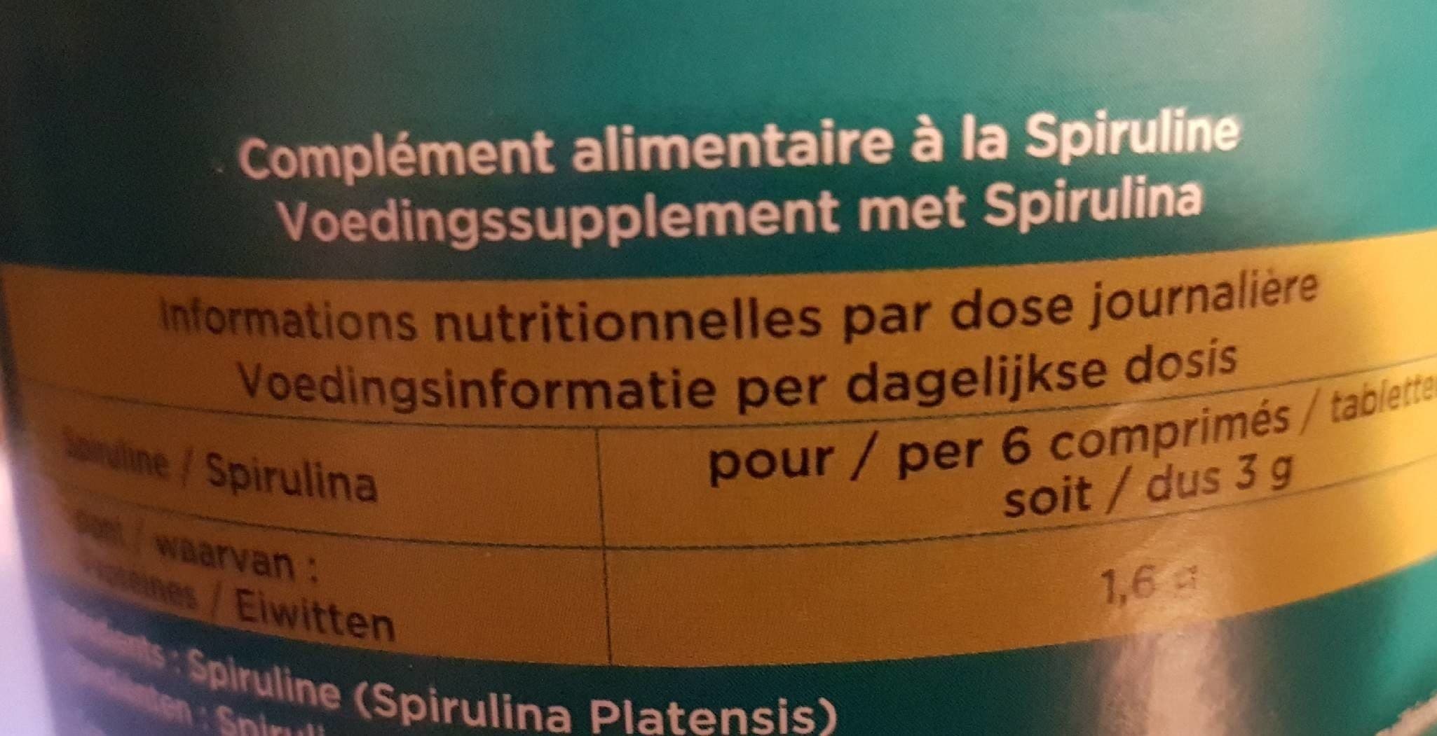 Flamant vert Spiruline bio packshot