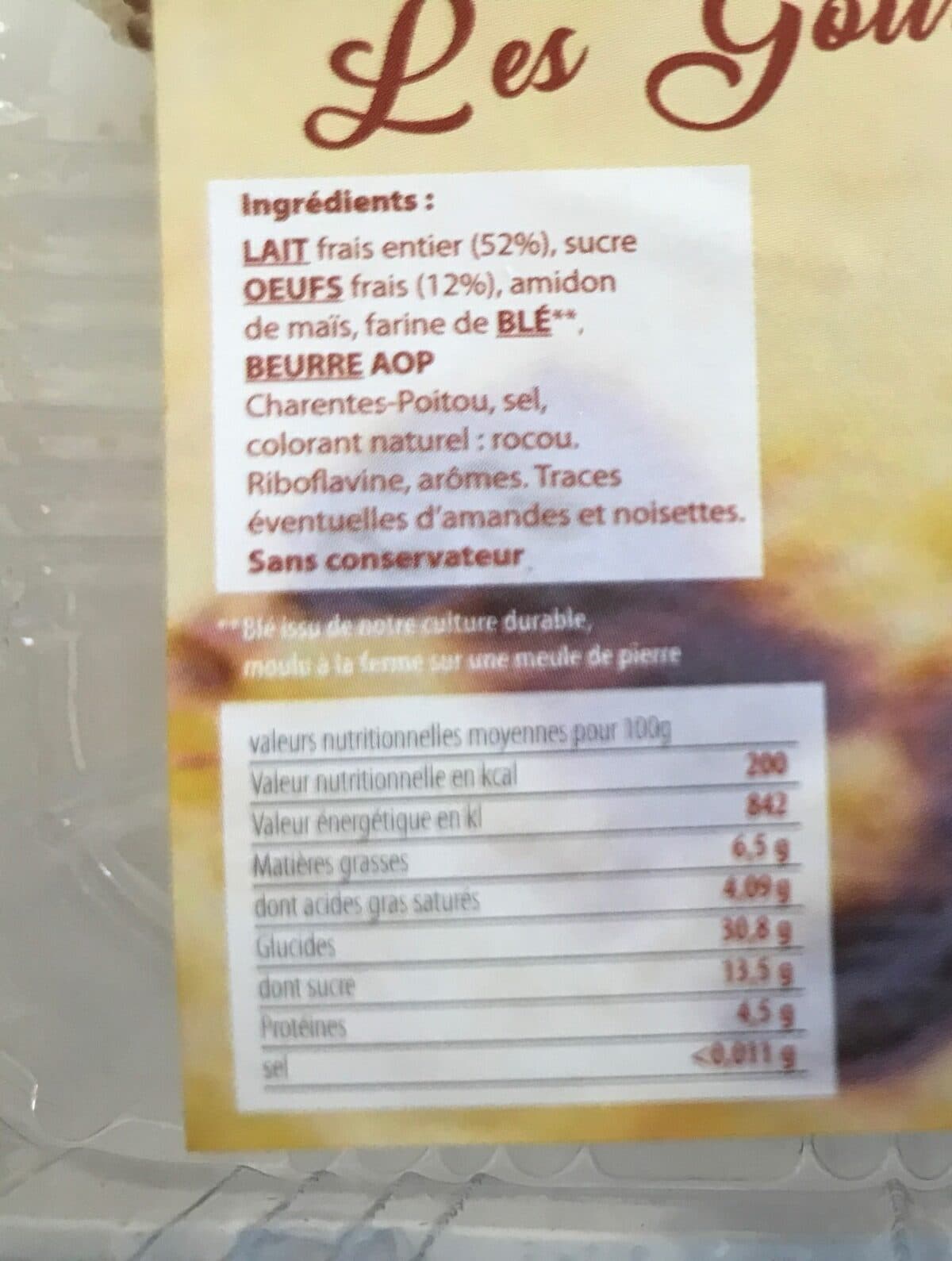 Open Food Facts Flan au lait frais entier packshot