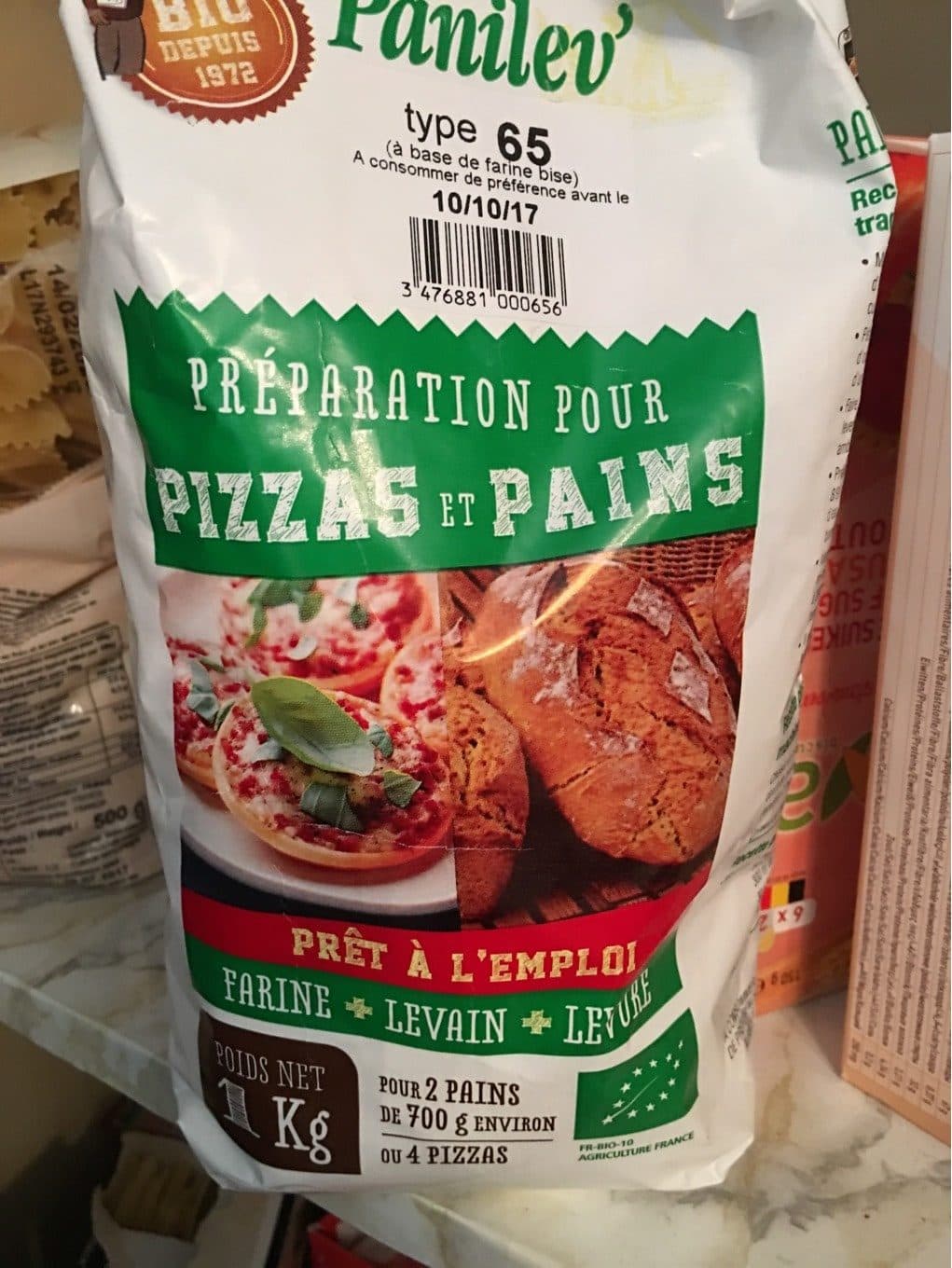Minoterie prunault Préparation pour pizzas et pains packshot
