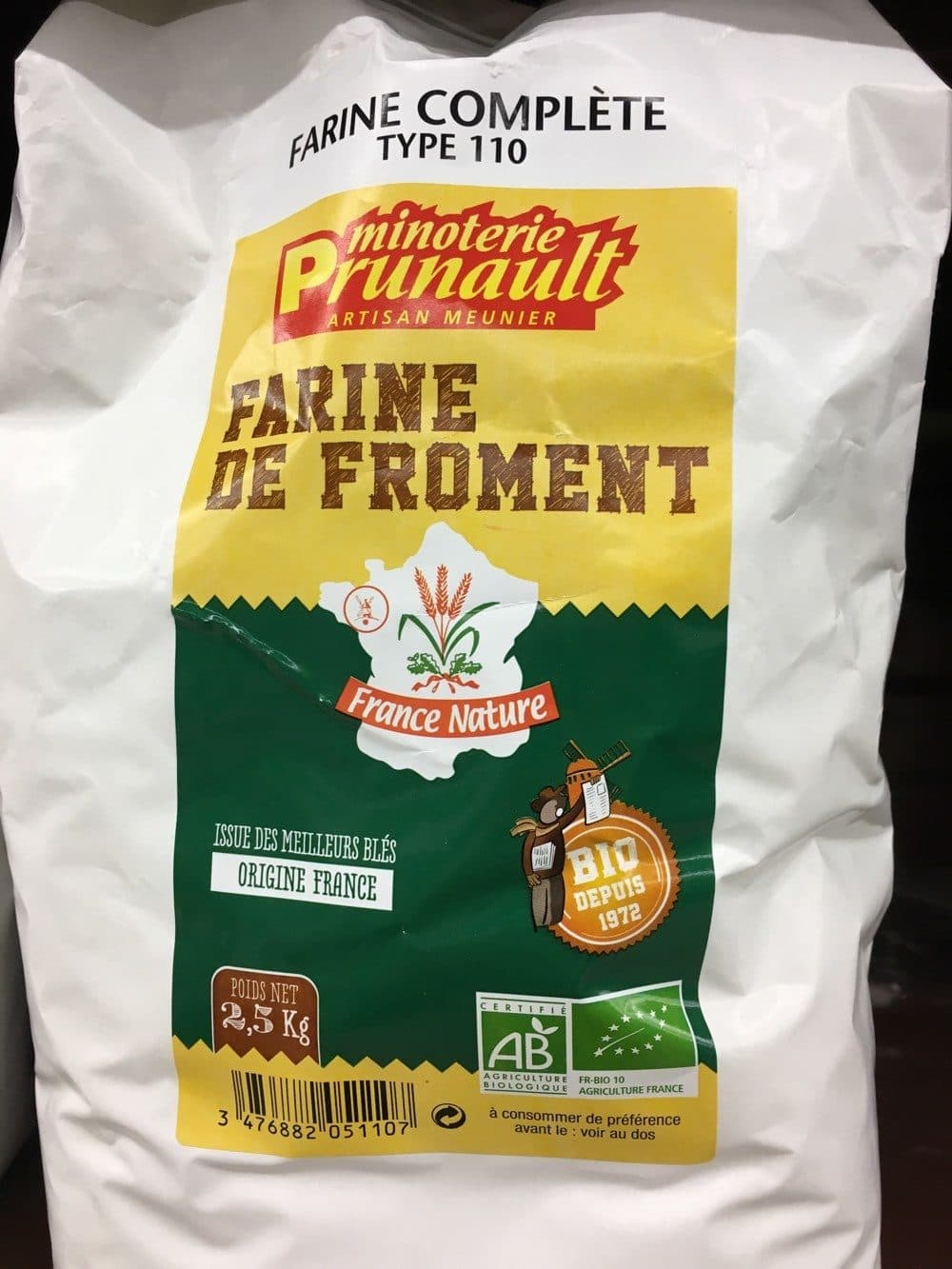 France Nature Farine de froment bio packshot