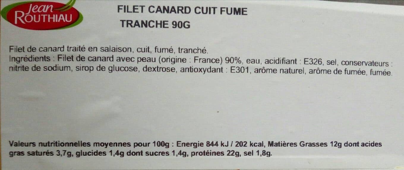 Jean Routhiau Filet de canard packshot