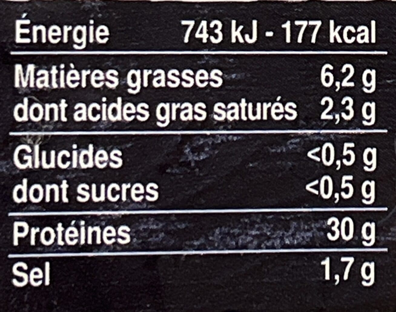 Open Food Facts Émincés de gésiers de volaille packshot