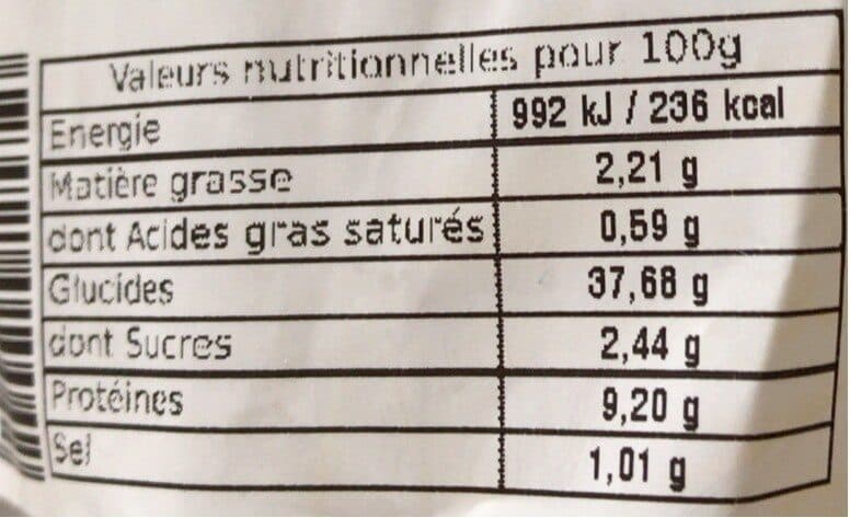 Open Food Facts Pain aux cerales packshot