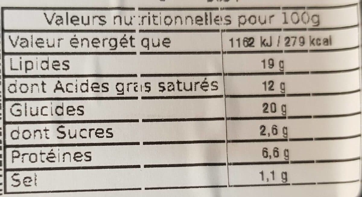 Boulanger Quiche lorraine packshot