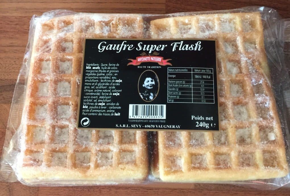 Antoinette Patisserie Gaufre super flash packshot