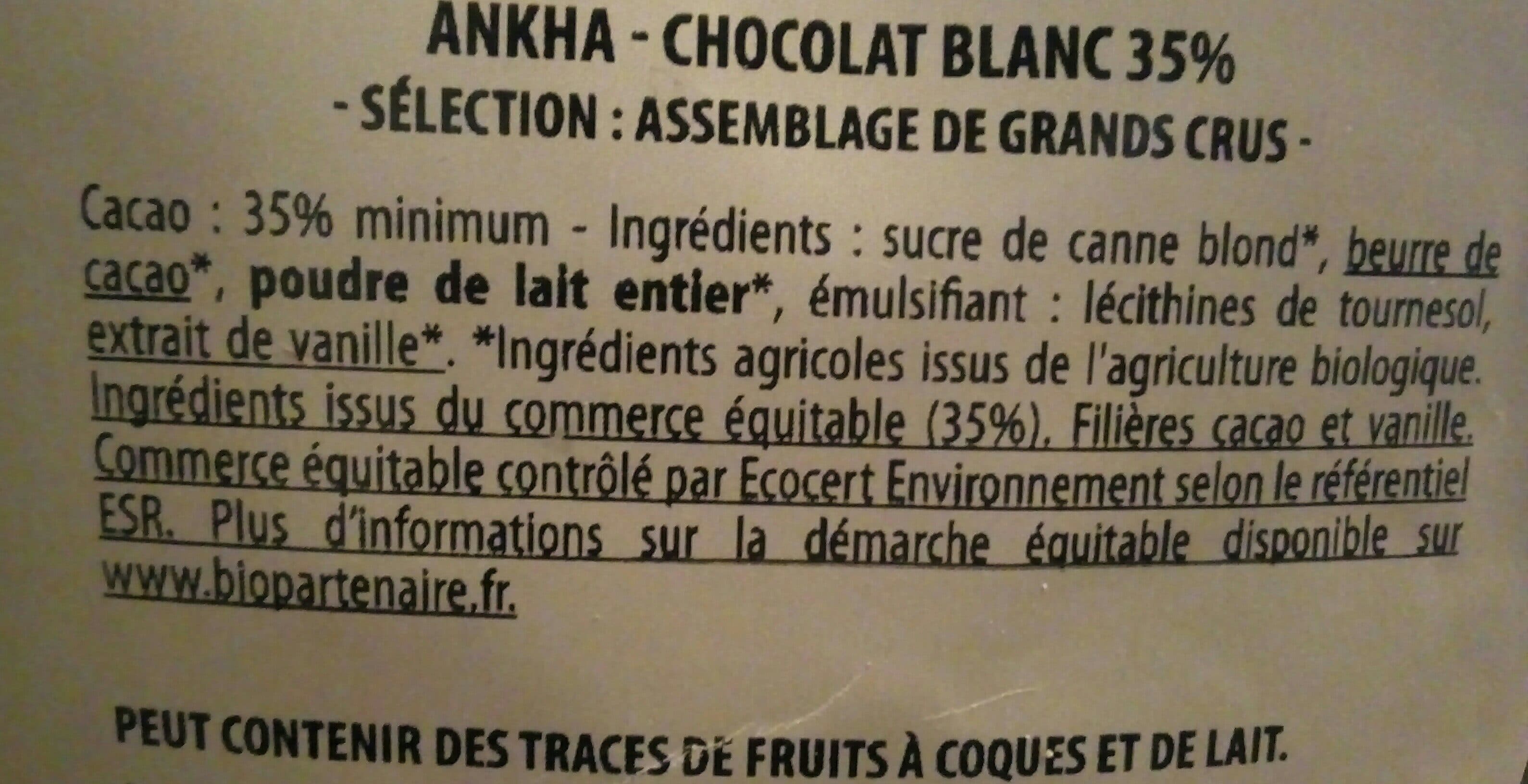 Kaoka Palets Chocolat Blanc 35% packshot
