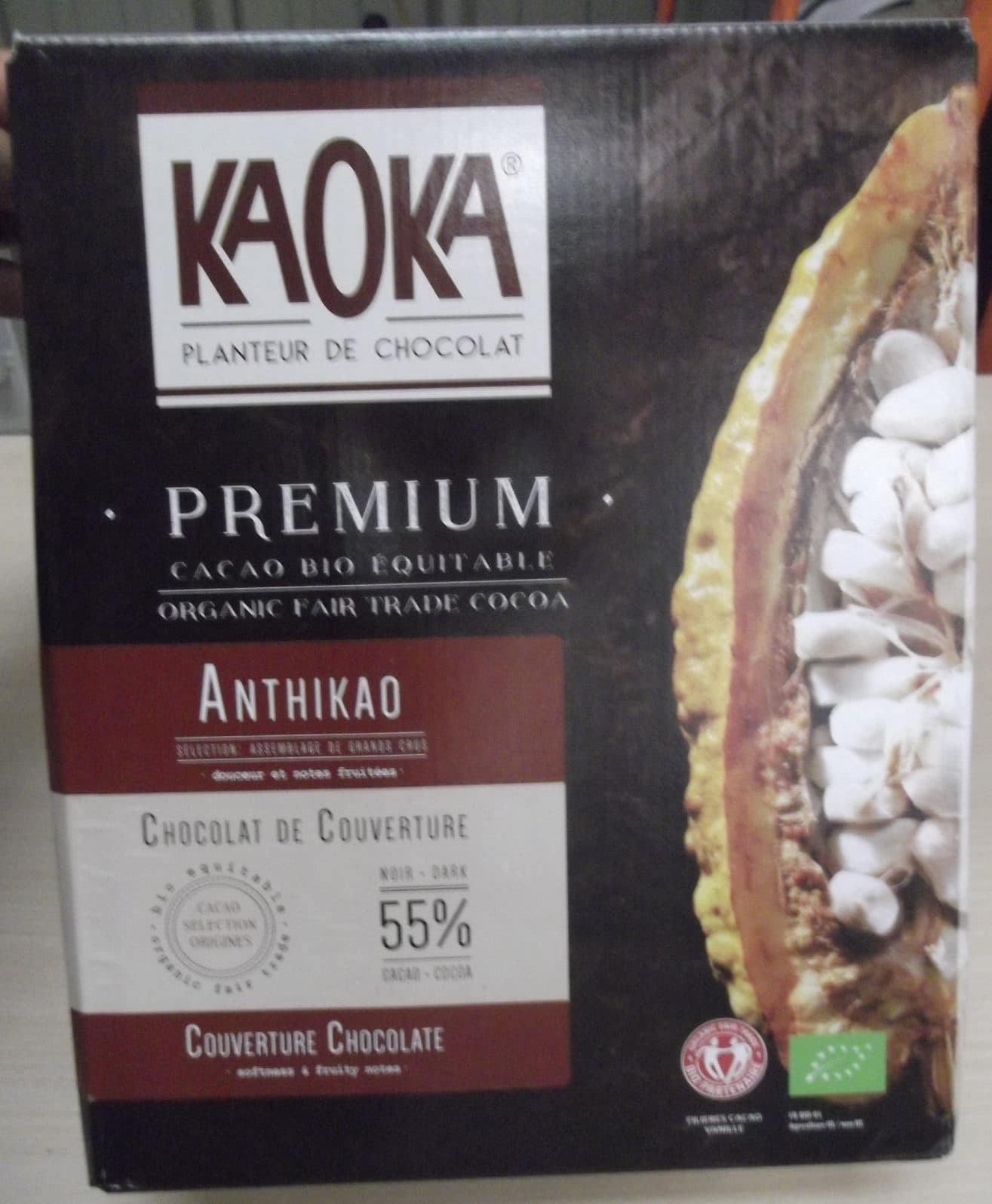 Kaoka Chocolat de Couverture packshot