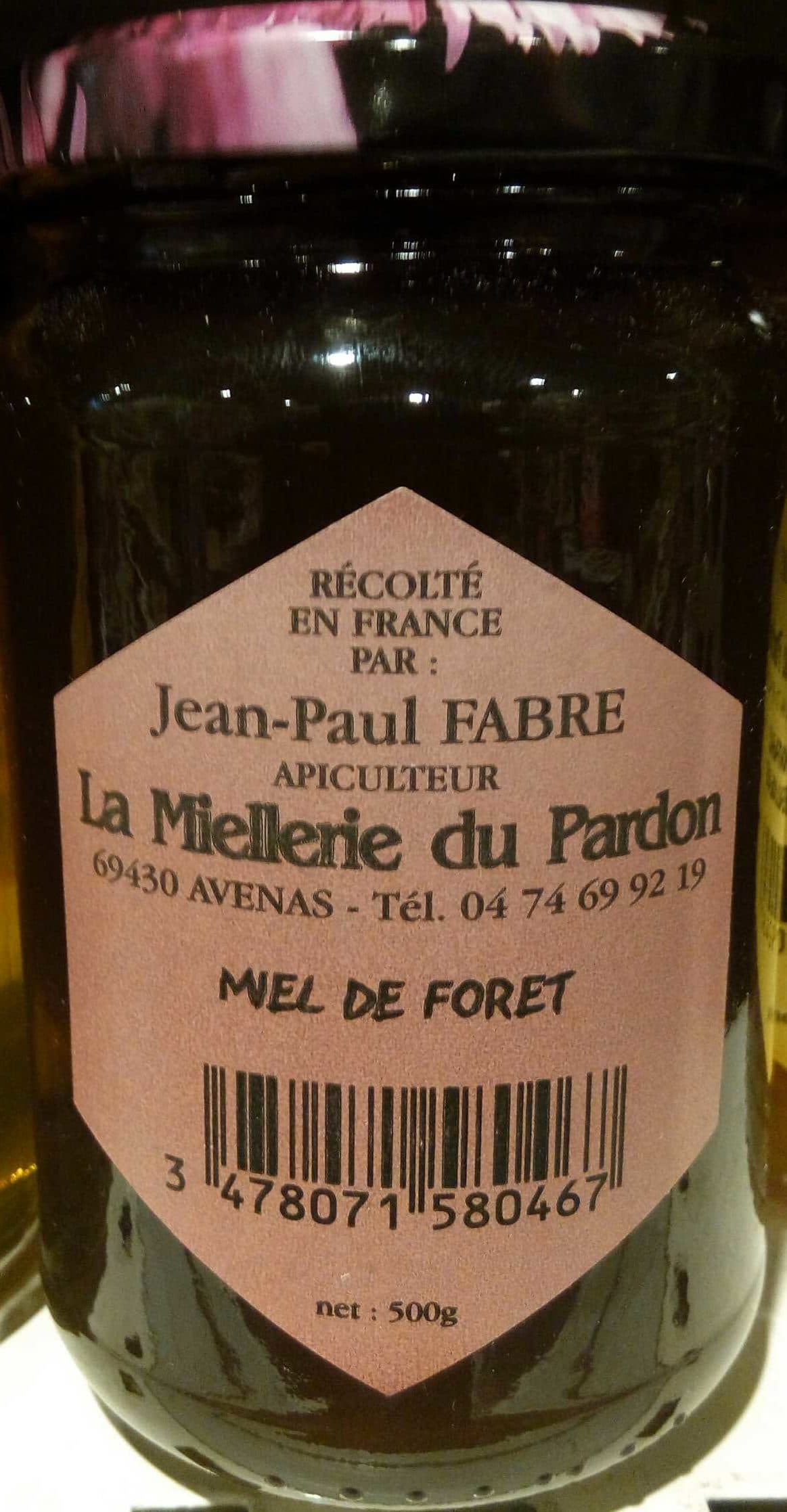 La Miellerie du Pardon Miel de forêt packshot
