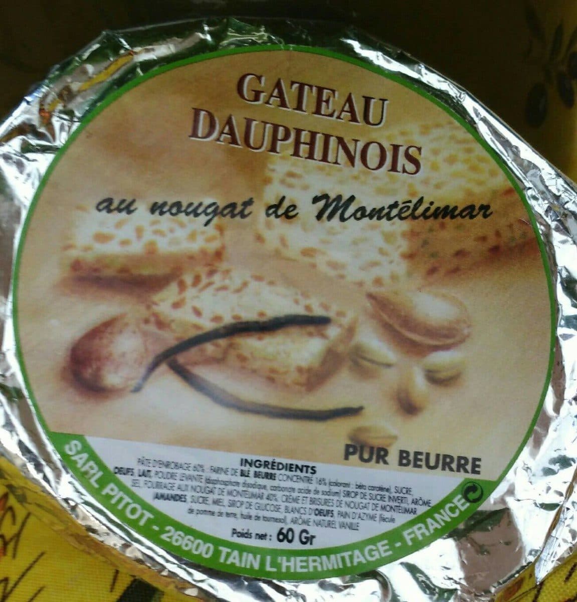 Open Food Facts Gateau dauphunois packshot