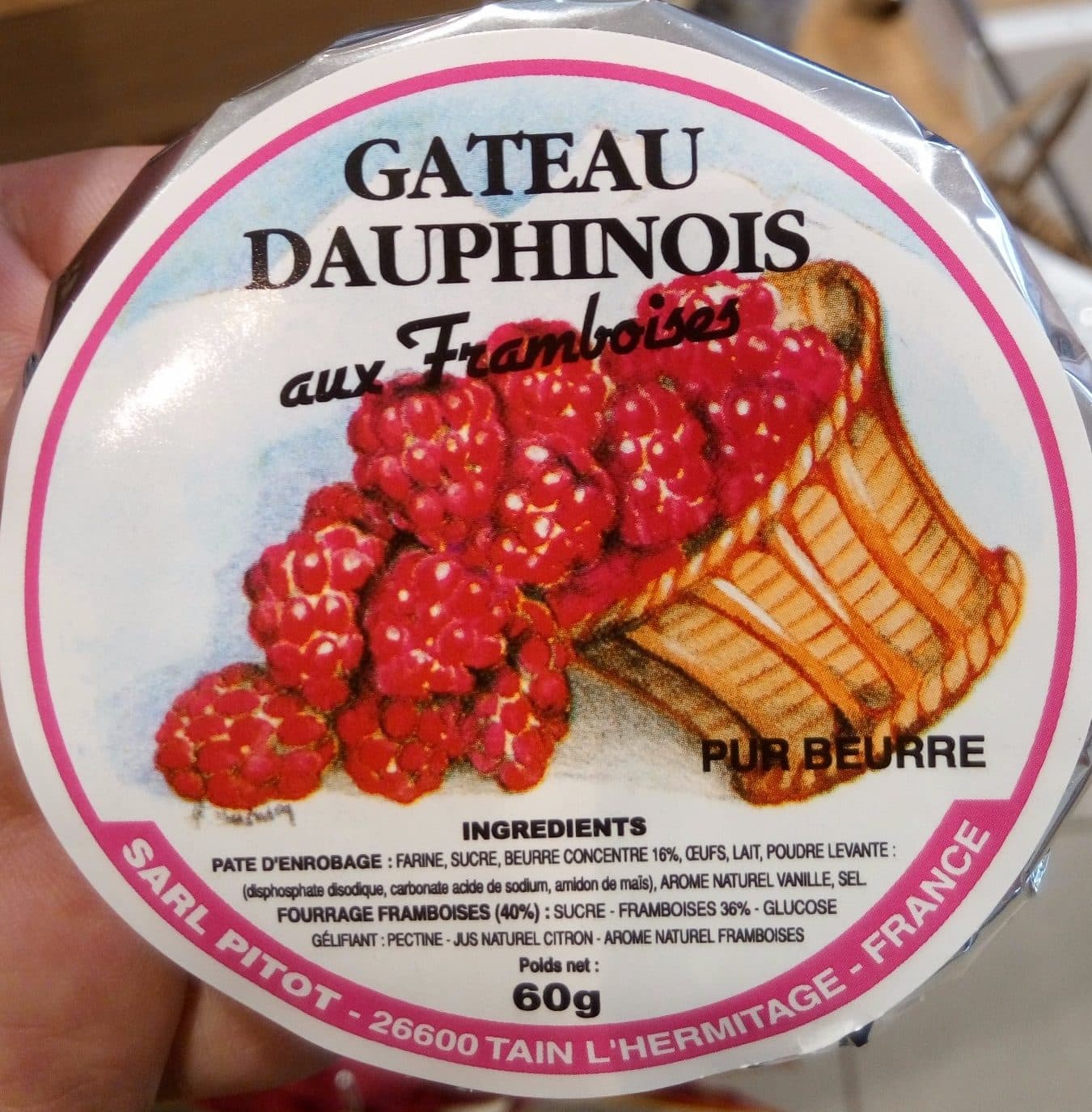 Pitot Gâteau dauphinois aux framboises packshot