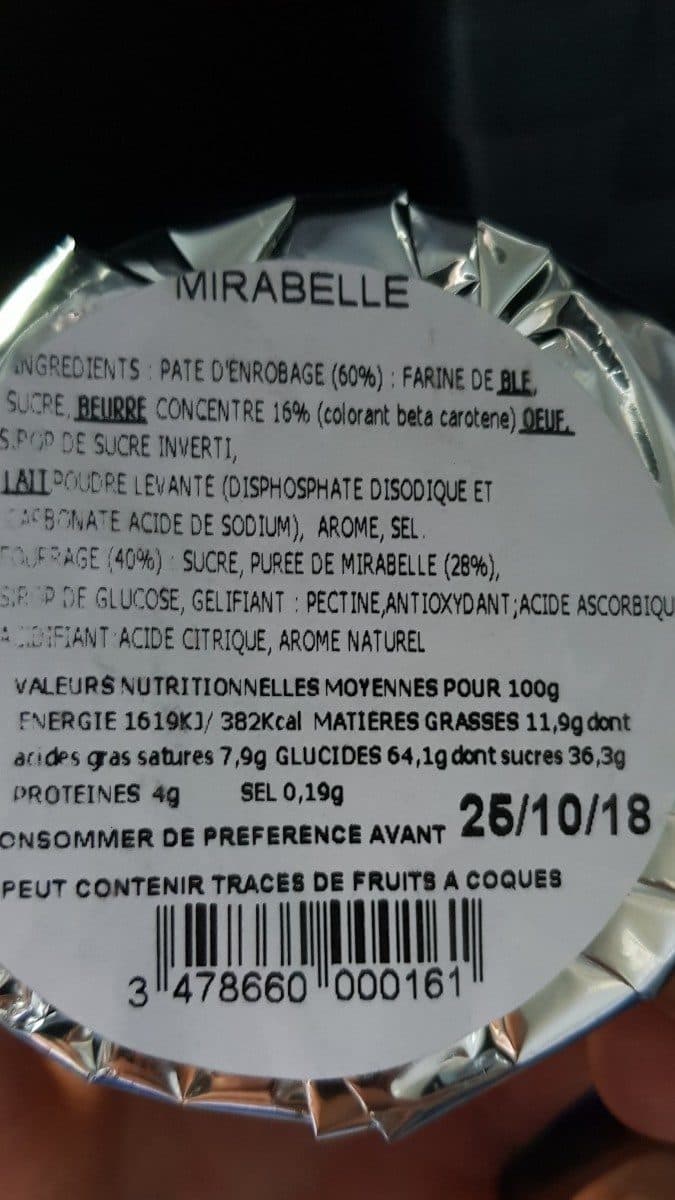 Pitot Gateau dauphinois aux mirabelles packshot