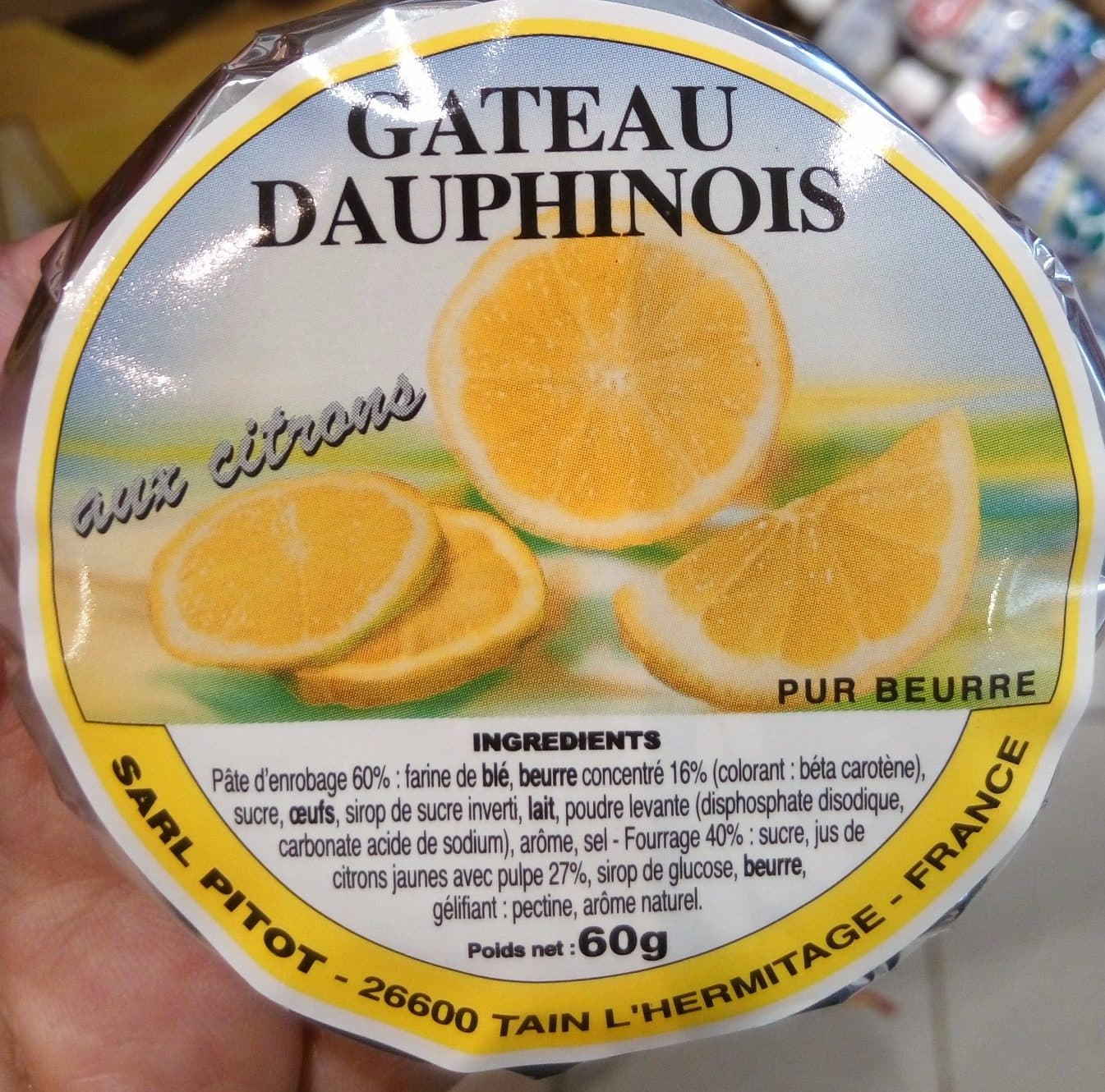 Pitot Gâteau dauphinois aux citrons packshot
