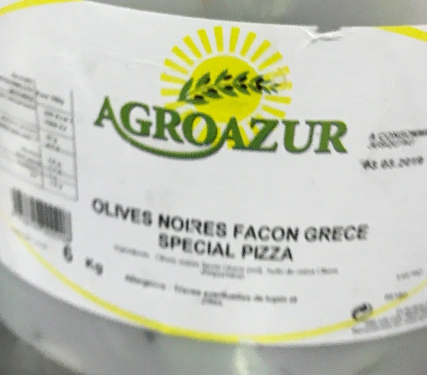 Agroazur Olives noires facon grece packshot