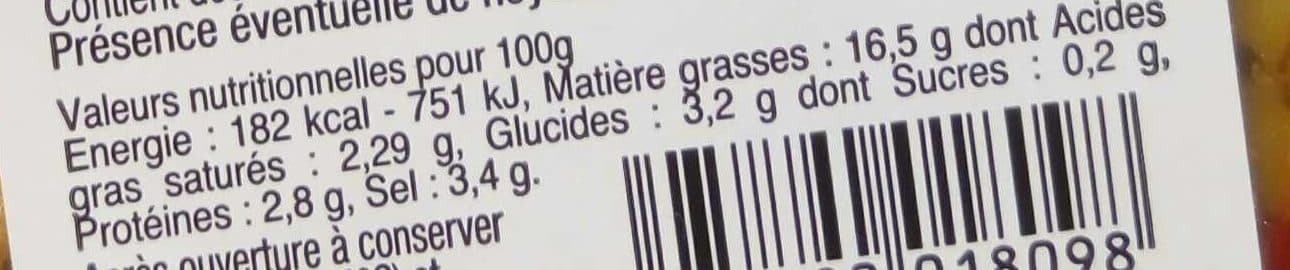 Mille et un Sud Cocktail d'olives dénoyautées à la diable packshot