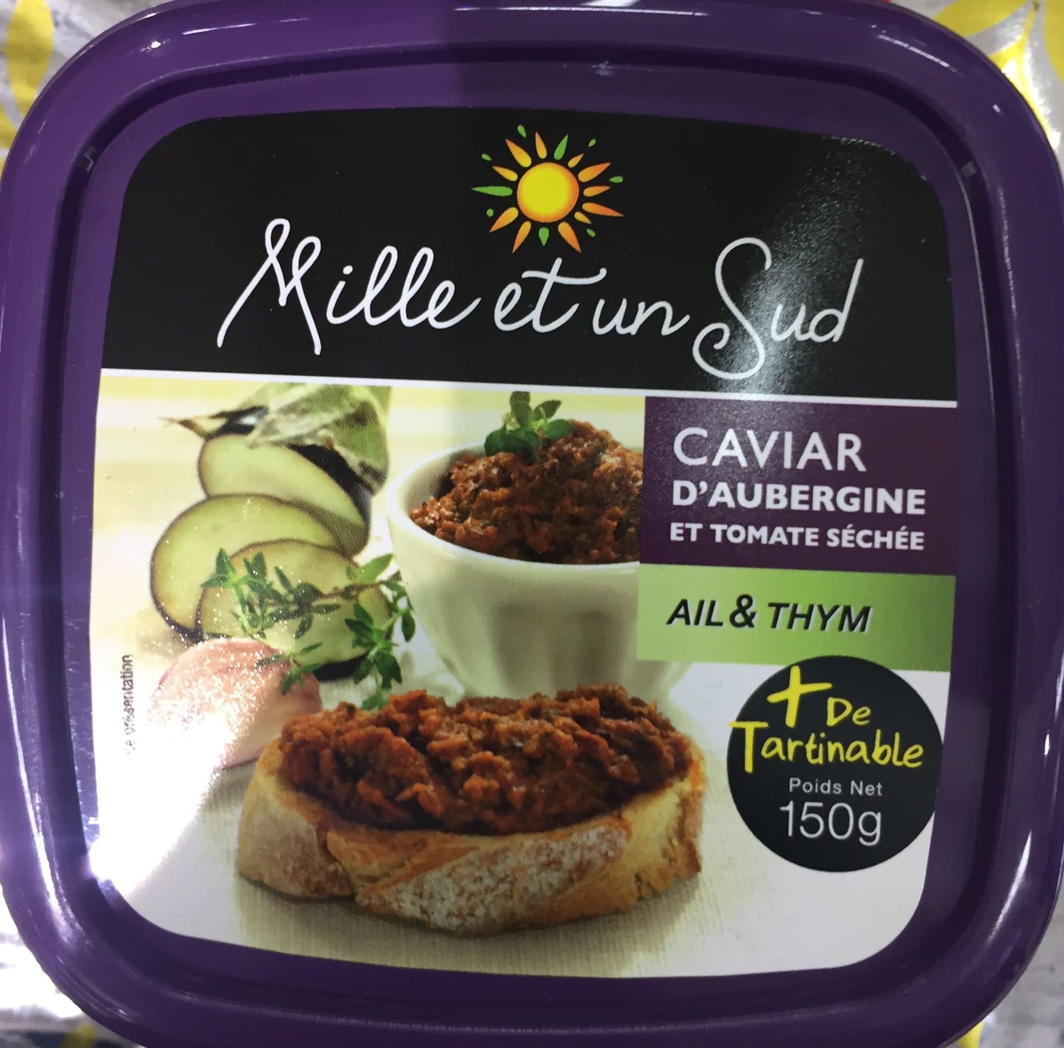 Mille Et Un Sud Caviar d'Aubergine et Tomate Séchée, Ail & Thym packshot