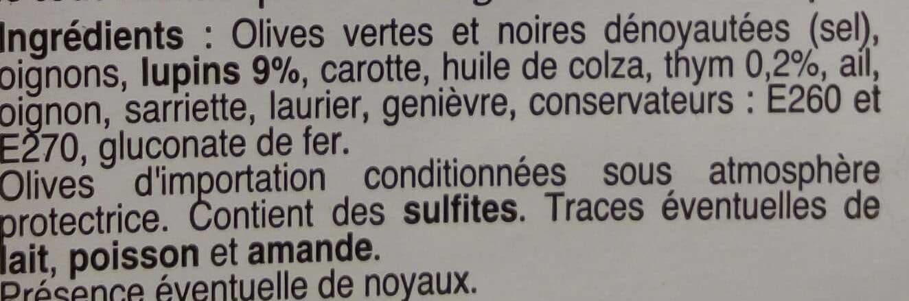Mille et un Sud Olives dénoyautées à la méridionale packshot