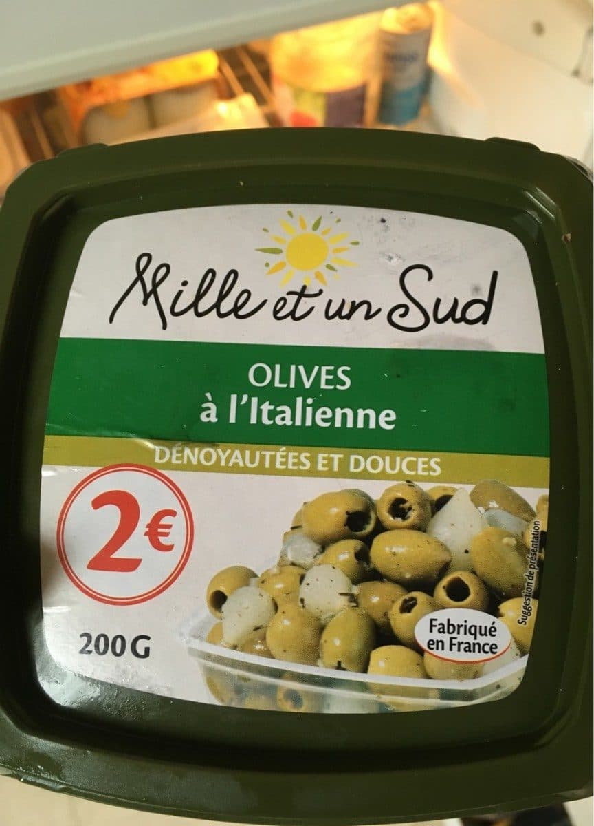 Mille et un Sud Olives a l'italienne packshot