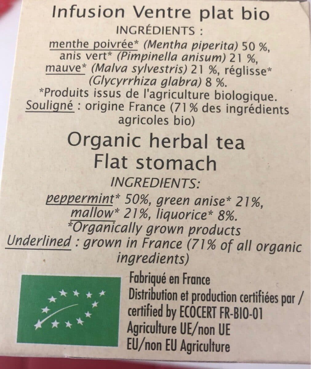 Jardin Bio INFUSION VENTRE PLAT packshot