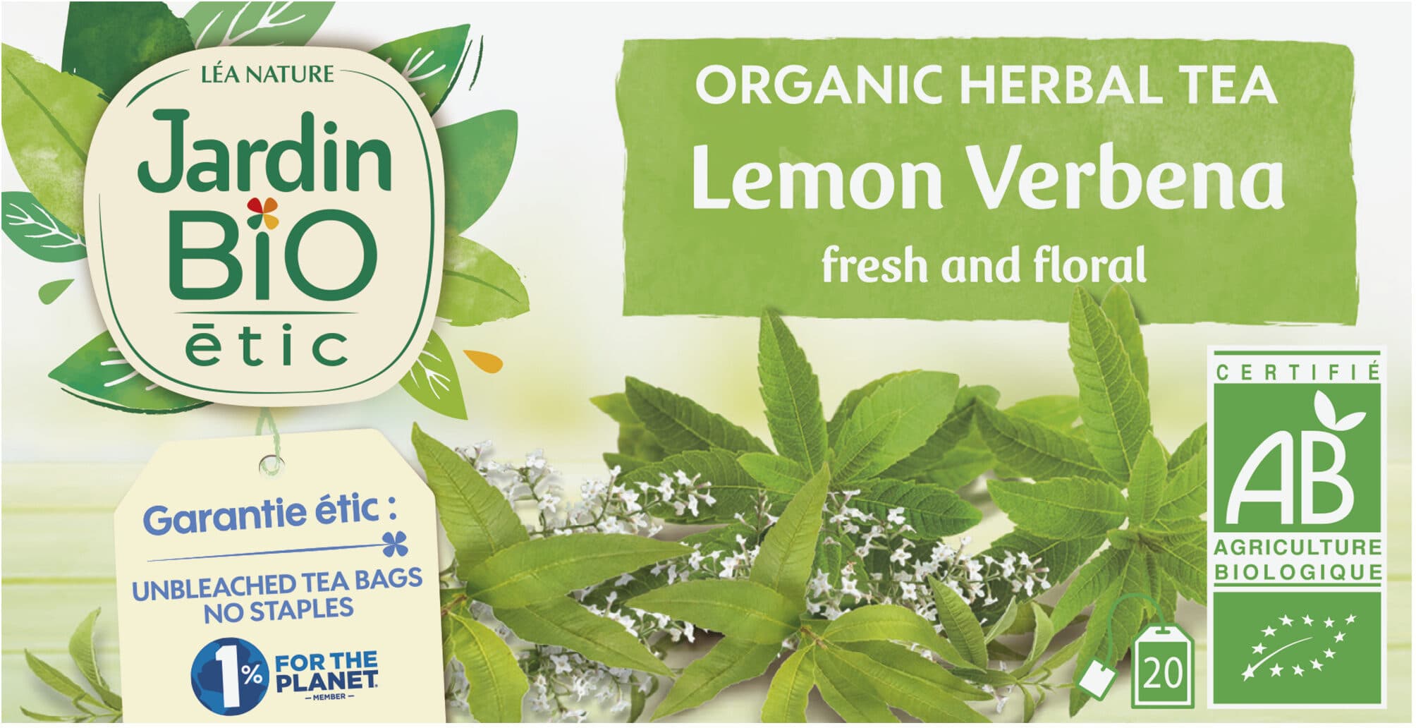 Jardin bio Infusion Verveine citronnée packshot