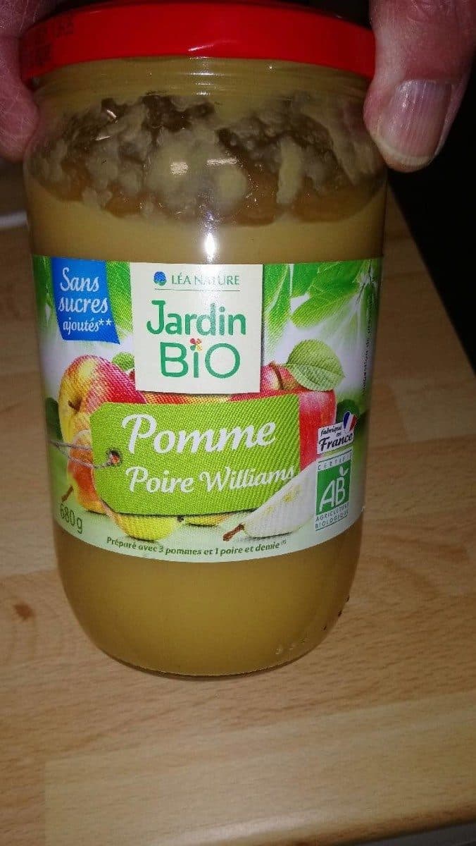 Jardin Bio Compote pomme poire packshot