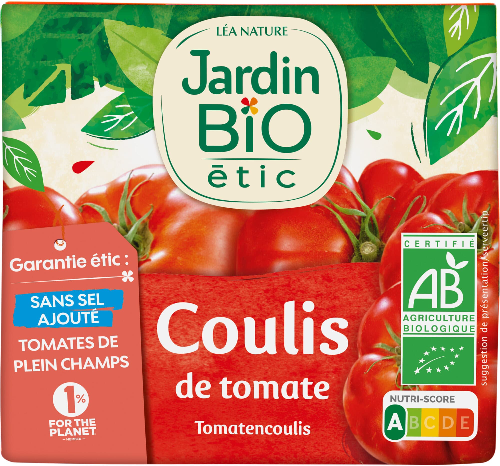 Jardin Bio Coulis de tomate bio packshot