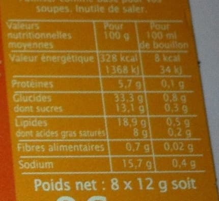 Jardin Bio Bouillon cube poule et fines herbes packshot