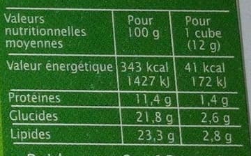 Jardin Bio Bouillon cube légumes aux aromates (8 cubes) packshot
