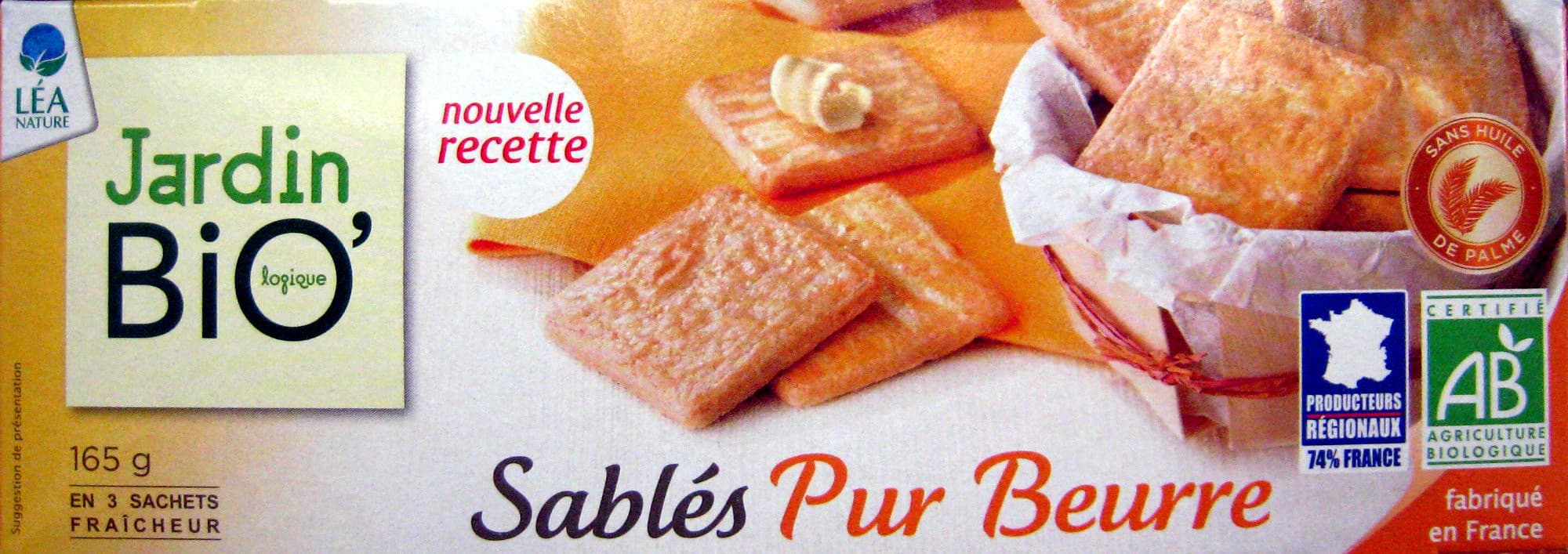 Jardin Bio Sablés Pur Beurre Jardin Bio packshot