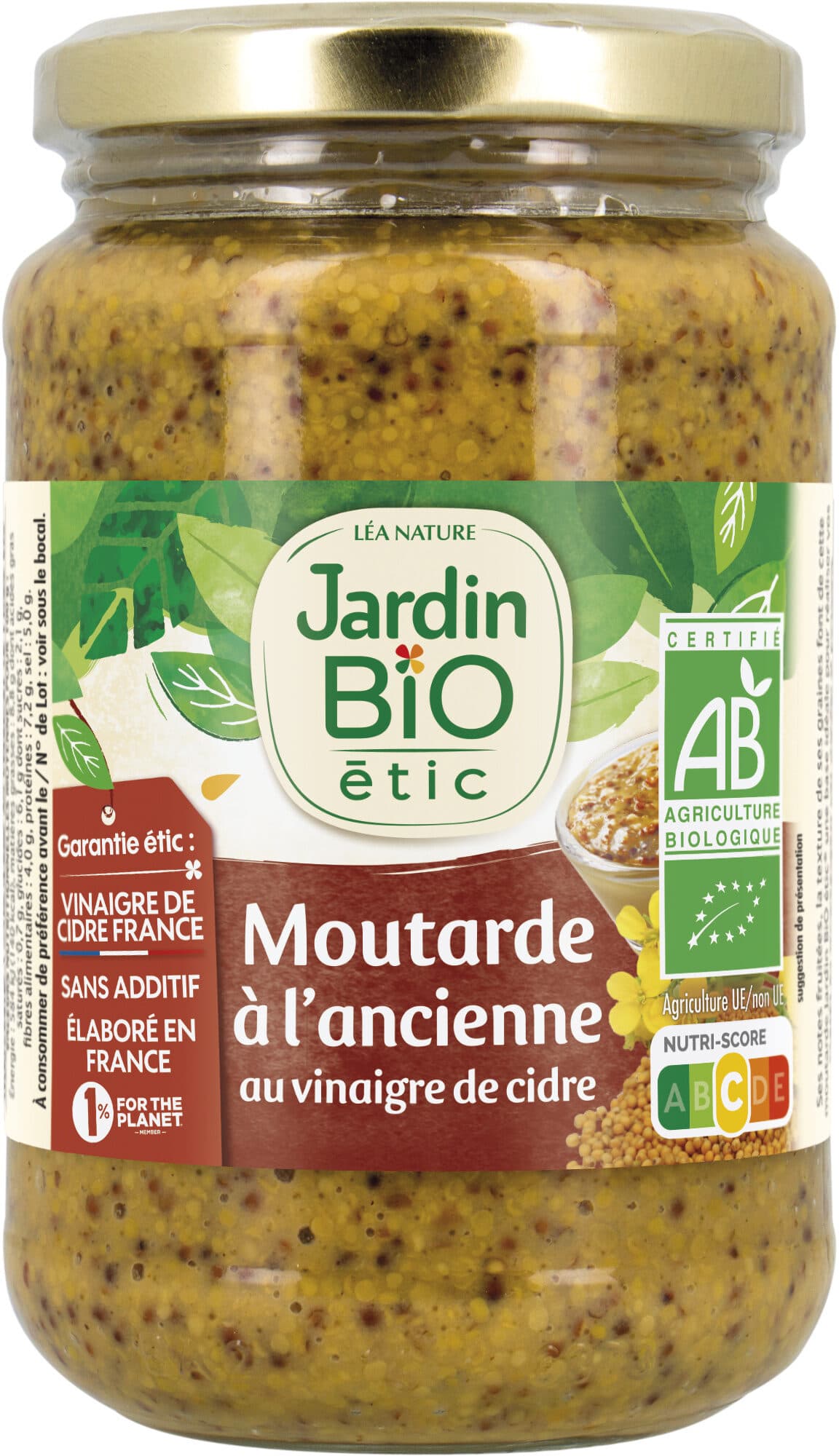 Jardin bio Léa Nature - Moutarde à l'ancienne packshot