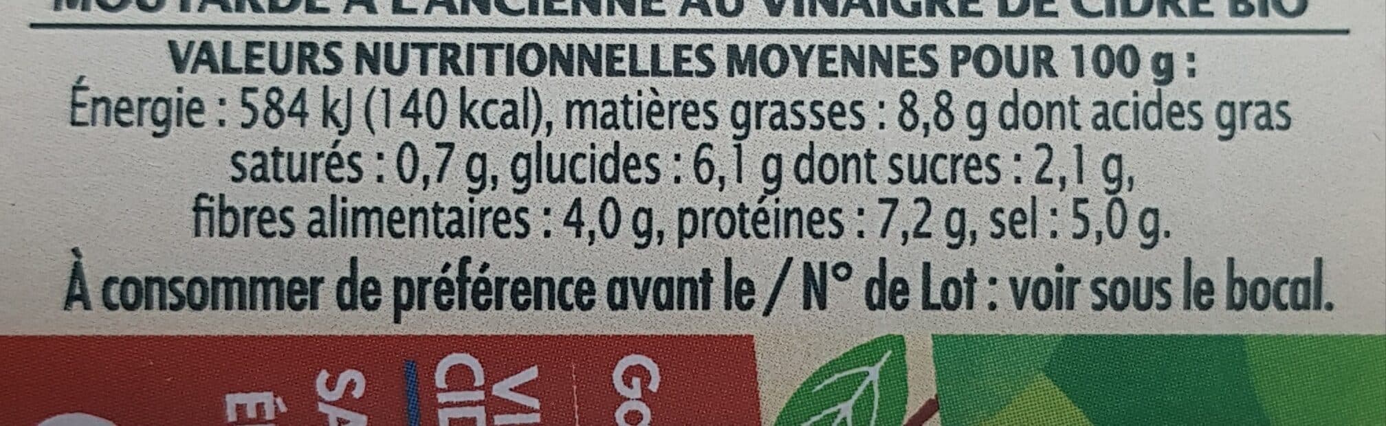 Jardin bio Léa Nature - Moutarde à l'ancienne packshot