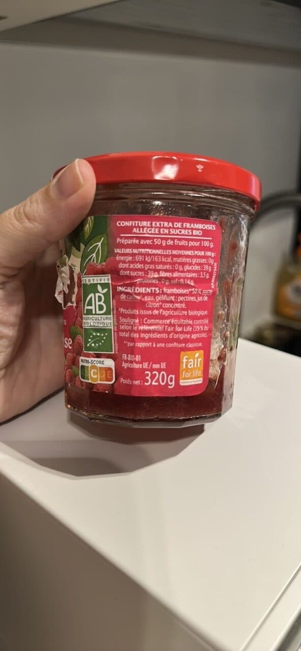 Léa Nature Jardin bio Confiture extra de framboise imp packshot