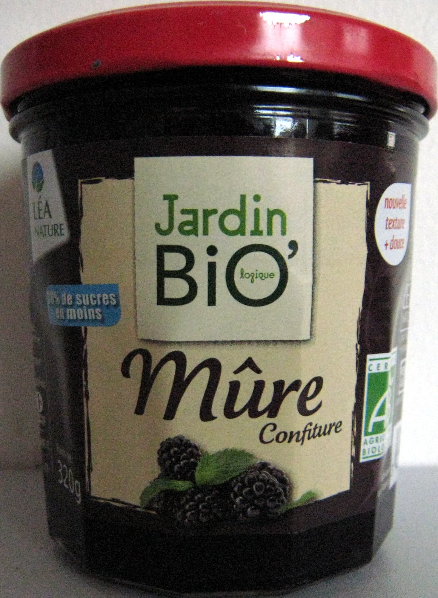 Jardin Bio Confiture de mûre packshot