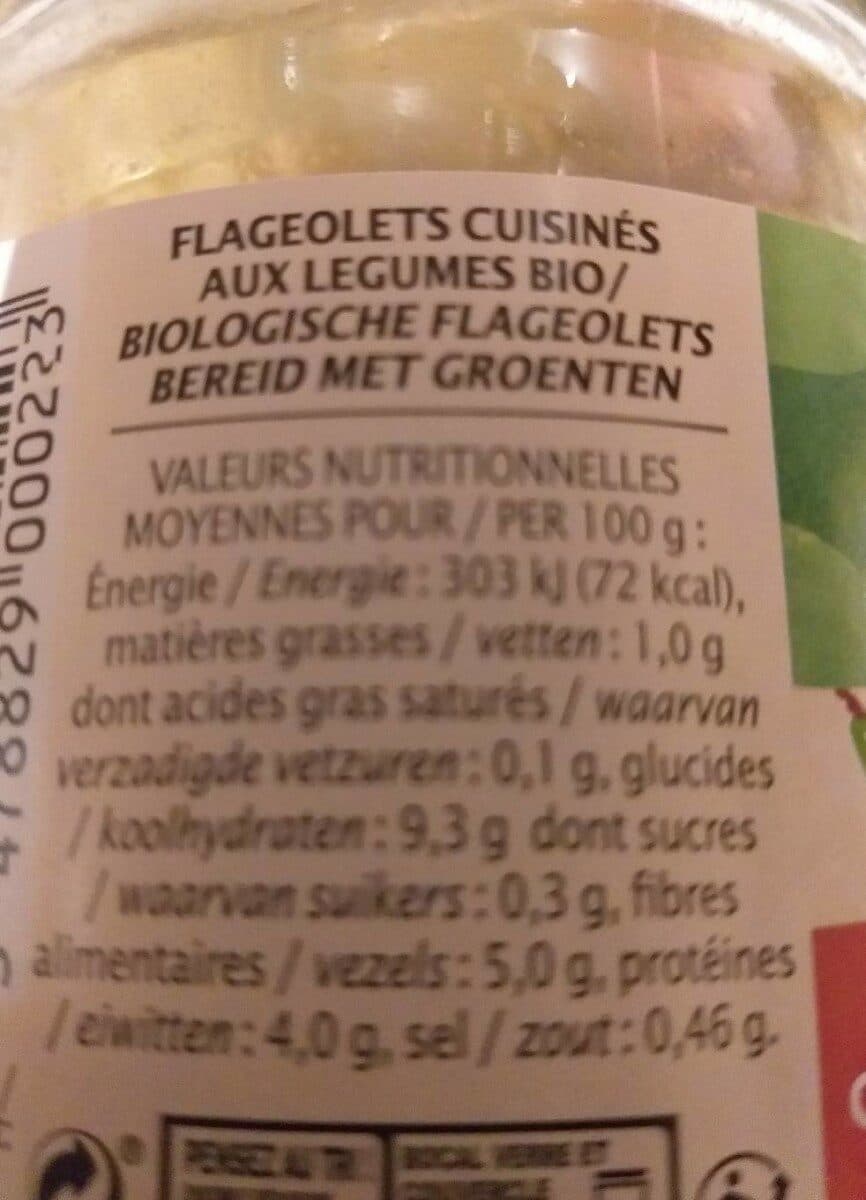 Jardin BIO étic Flageolets cuisinés packshot