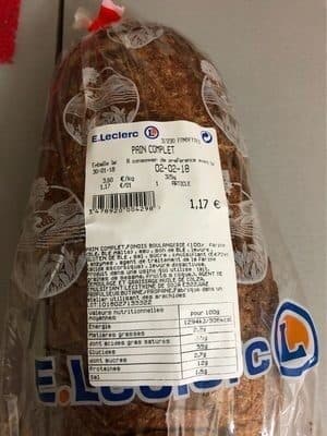 E. Leclerc Pain complet packshot
